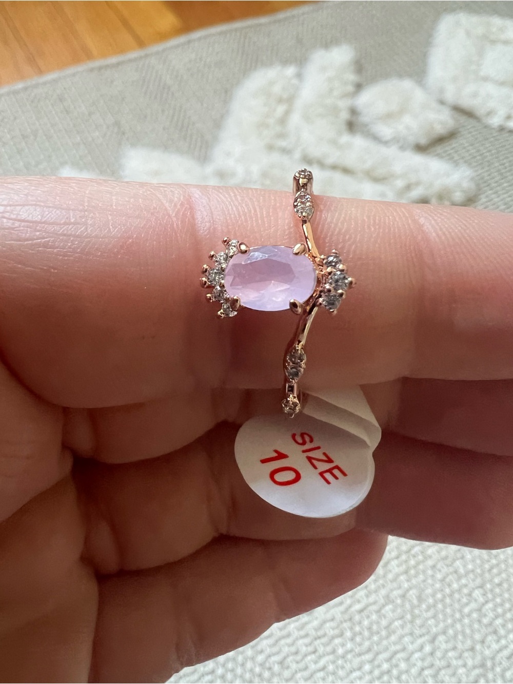 Bomb Party ring RBP7453 pure bliss size 10 new!!